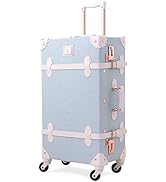 Amazon | [ユーニットラベル] レトロ スーツケース かわいい キャリー